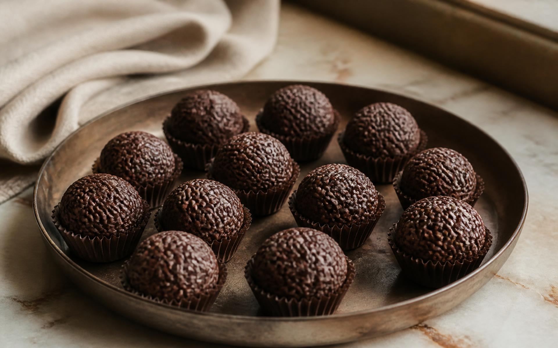 Brigadeiros artesanais da Mari's Conceito em Doces